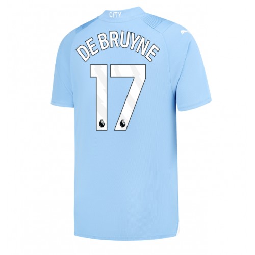 Manchester City Kevin De Bruyne #17 Domaci Dres 2023-24 Kratak Rukav